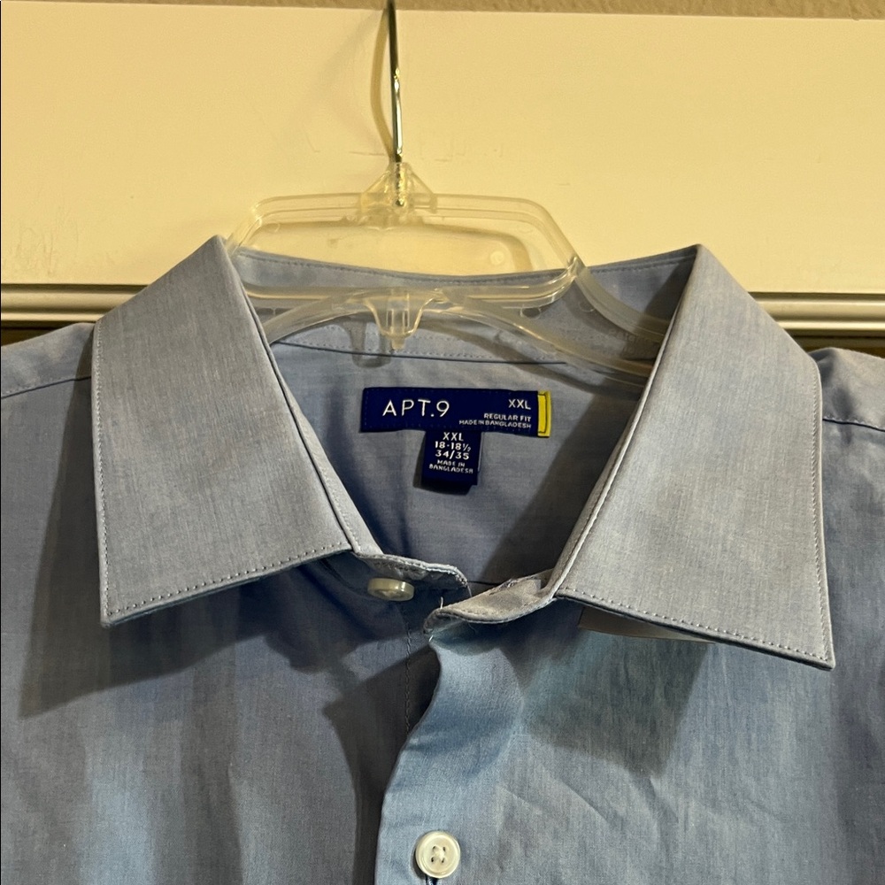 Apt. 9 Light Blue Dress Shirt - Picture 5 of 8